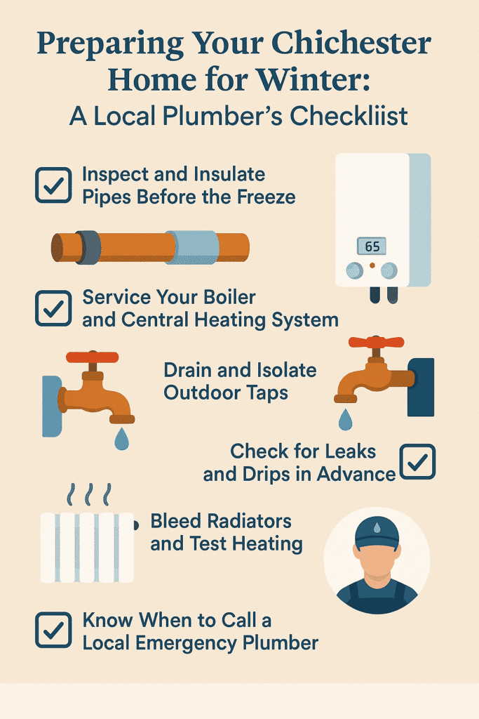 graphic of plumbing checklist