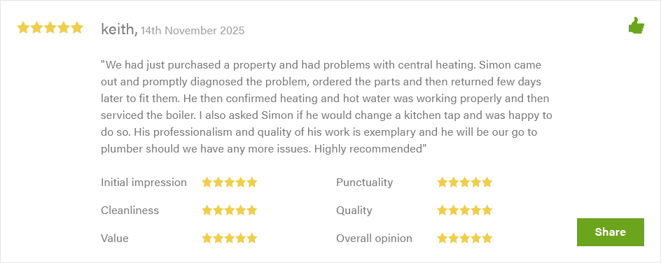boiler repair review from TrustaTrader